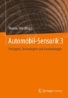Image for Automobil-Sensorik 3: Prinzipien, Technologien Und Anwendungen