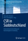 Image for CSR in Suddeutschland: Unternehmerischer Erfolg Und Nachhaltigkeit Im Einklang