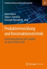 Image for Produktentwicklung und Konstruktionstechnik : Forschungsergebnisse und -projekte der Jahre 2016 bis 2020