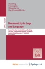 Image for Monotonicity in Logic and Language