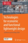 Image for Technologies for Economic and Functional Lightweight Design: Conference Proceedings 2020