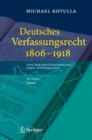 Image for Deutsches Verfassungsrecht 1806 - 1918 : Eine Dokumentensammlung nebst Einfuhrungen, 18. Band: Nassau