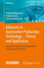 Image for Advances in Automotive Production Technology – Theory and Application : Stuttgart Conference on Automotive Production (SCAP2020)