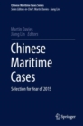 Image for Chinese Maritime Cases : Selection for Year of 2015