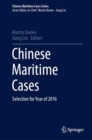 Image for Chinese maritime cases  : selection for year of 2016