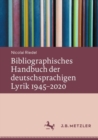 Image for Bibliographisches Handbuch der deutschsprachigen Lyrik 1945–2020