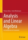 Image for Analysis and linear algebra  : an introduction for economists