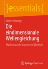 Image for Die Eindimensionale Wellengleichung: Mathematische Aspekte Im Überblick