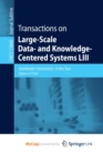 Image for Transactions on Large-Scale Data- and Knowledge-Centered Systems LIII