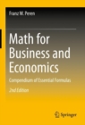 Image for Math for business and economics  : compendium of essential formulas