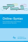 Image for Online-Syntax : Eine Einfuhrung in die Analyse gesprochener Sprache
