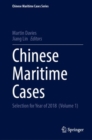 Image for Chinese Maritime Cases : Selection for Year of 2018  (Volume 1)