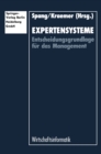 Image for Expertensysteme: Entscheidungsgrundlage Fur Das Management