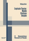 Image for Empirische Theorien: Modelle - Strukturen - Beispiele: Die Grundzuge der modernen Wissenschaftstheorie