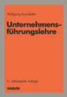 Image for Unternehmensfuhrungslehre