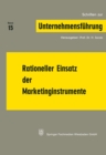 Image for Rationeller Einsatz der Marketinginstrumente : 15