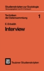 Image for Techniken Der Datensammlung 1: Interview