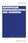 Image for Asthetische Kommunikation der Moderne: Band 1: Von Kant bis Hegel