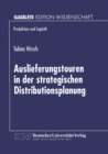 Image for Auslieferungstouren in Der Strategischen Distributionsplanung.