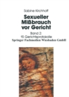 Image for Sexueller Mibrauch Vor Gericht: Band 2: Materialienband: 15 Gerichtsprotokolle