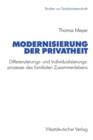 Image for Modernisierung der Privatheit