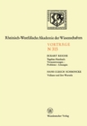 Image for Tagebau Hambach: Voraussetzungen - Probleme - Losungen. Vulkane und ihre Wurzeln: 292. Sitzung am 2. Dezember 1981 in Dusseldorf