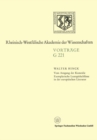 Image for Vom Ausgang der Komodie Exemplarische Lustspielschlusse in der europaischen Literatur: 220. Sitzung am 16. Marz 1977 in Dusseldorf