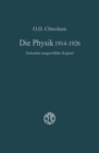 Image for Die Physik 1914-1926: Siebzehn ausgewahlte Kapitel