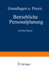 Image for Betriebliche Personalplanung: Grundlagen und Praxis