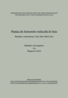 Image for Poetica de Aristoteles traducida de latin: Ilustrada y comentada por Juan Pablo Martir Rizo