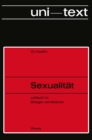 Image for Sexualitat: Lehrbuch fur Biologen und Mediziner