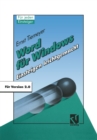 Image for Word fur Windows 2.0: Einsteigen leichtgemacht