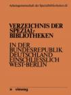 Image for Verzeichnis der Spezialbibliotheken in der Bundesrepublik Deutschland einschließlich West-Berlin