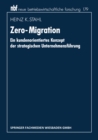 Image for Zero-Migration: Ein kundenorientiertes Konzept der strategischen Unternehmensfuhrung