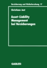 Image for Asset-Liability Management bei Versicherungen: Organisation und Techniken