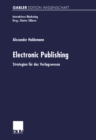 Image for Electronic Publishing: Strategien fur das Verlagswesen