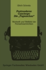 Image for Postmoderne Concierge: Die Tagesschau&quot;: Wortwelt und Weltbild der Fernsehnachrichten