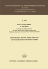Image for Untersuchungen uber die glasige Erstarrung von Hochpolymeren unter hohen Drucken : 1839
