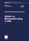 Image for Jahrbuch zur Mittelstandsforschung 2/2000.