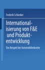 Image for Internationalisierung von F&amp;E und Produktentwicklung: Das Beispiel der Automobilindustrie