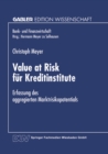 Image for Value at Risk fur Kreditinstitute: Erfassung des aggregierten Marktrisikopotentials