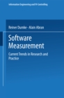 Image for Software Measurement: Current Trends in Research and Practice
