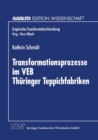 Image for Transformationsprozesse im VEB Thuringer Teppichfabriken