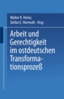 Image for Arbeit und Gerechtigkeit im ostdeutschen Transformationsproze