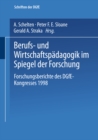 Image for Berufs- und Wirtschaftspadagogik im Spiegel der Forschung: Forschungsberichte des DGfE-Kongresses 1998