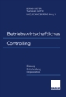 Image for Betriebswirtschaftliches Controlling: Planung - Entscheidung - Organisation