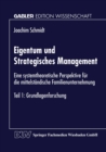 Image for Eigentum und Strategisches Management: Eine systemtheoretische Perspektive fur die mittelstandische Familienunternehmung.