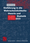 Image for Einfuhrung in die Wahrscheinlichkeitstheorie und Statistik