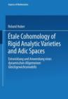 Image for Etale Cohomology of Rigid Analytic Varieties and Adic Spaces