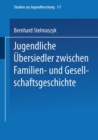 Image for Jugendliche Ubersiedler: zwischen Familien- und Gesellschaftsgeschichte